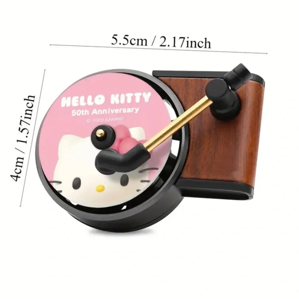HELLO KITTY Record Player Car Vent Air Freshner Aromatherapy Fragrance Diffuser